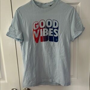 Penguin good vibes tee Light Blue Small
